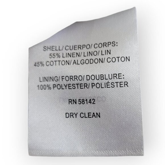 Gal Meets Glam Linen Puff Sleeve Plaid Midi Dress Pockets Tie Waist Size S - Picture 11 of 15